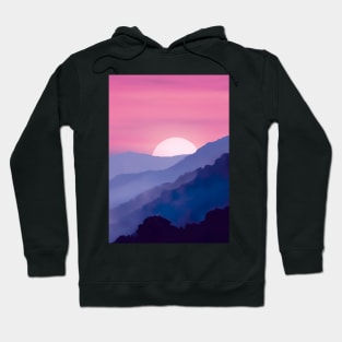 Pink Sunset Hoodie